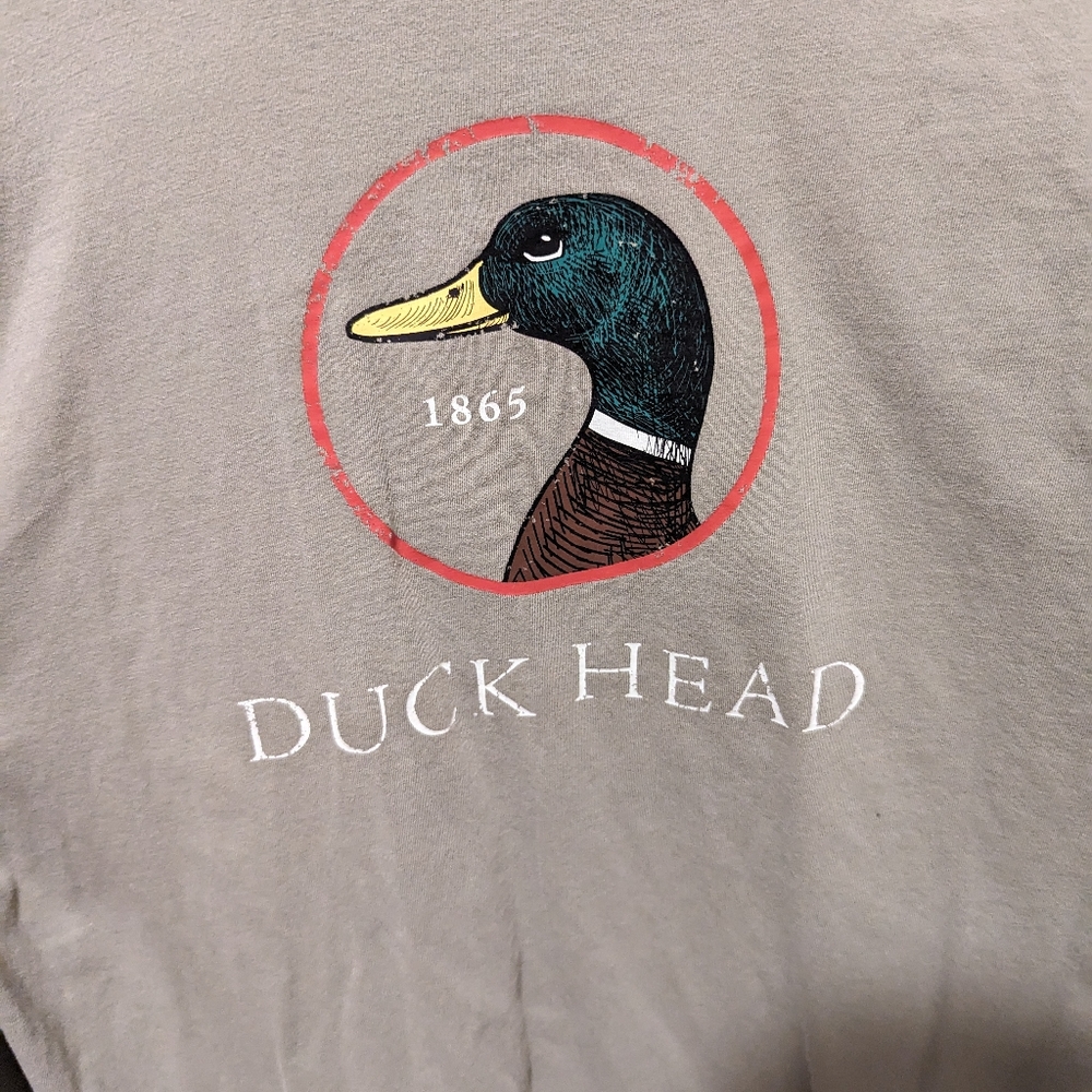 Duck Head Mallard logo Long Sleeve shirt